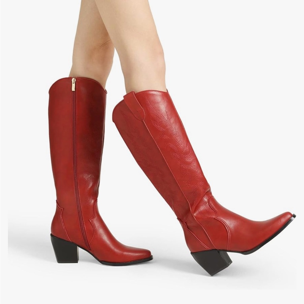 Red Cowboy Boots